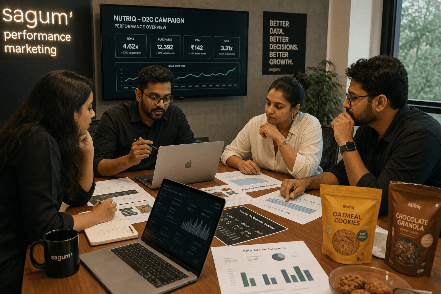 The Sagum team, senior operators behind the strategy