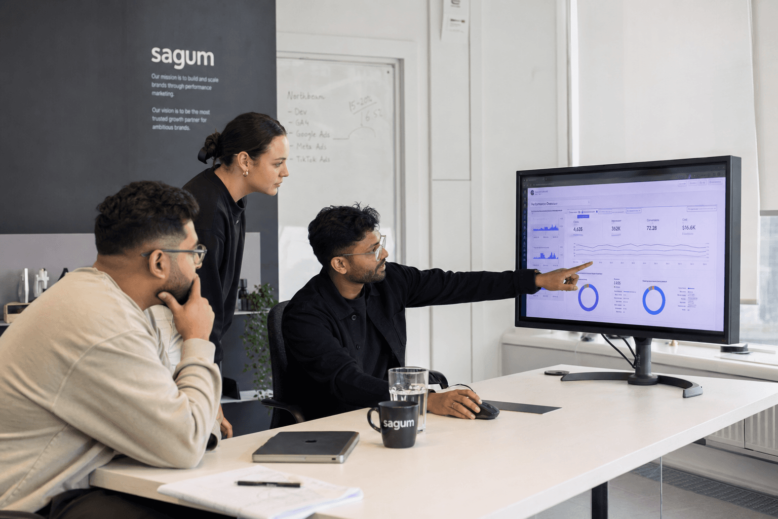 The Sagum team, senior operators behind the strategy