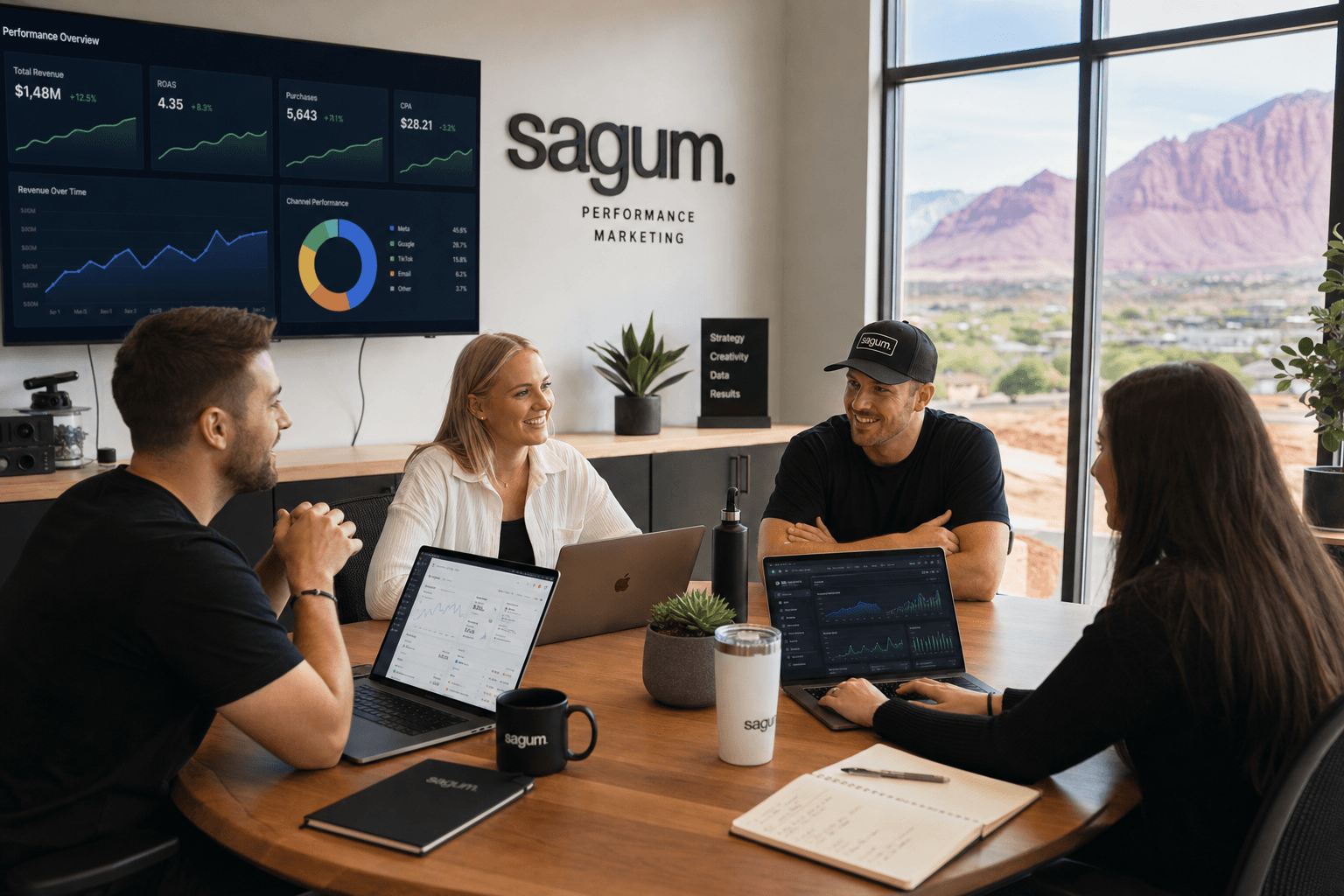 The Sagum team, senior operators behind the strategy