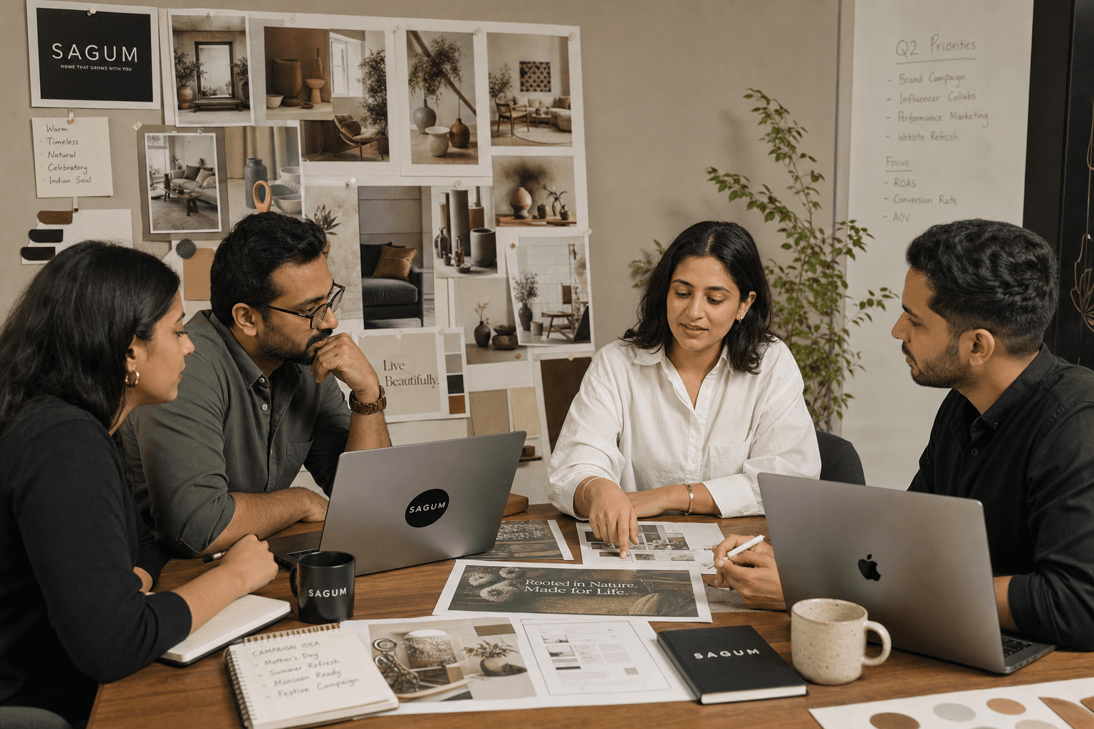 The Sagum team, senior operators behind the strategy
