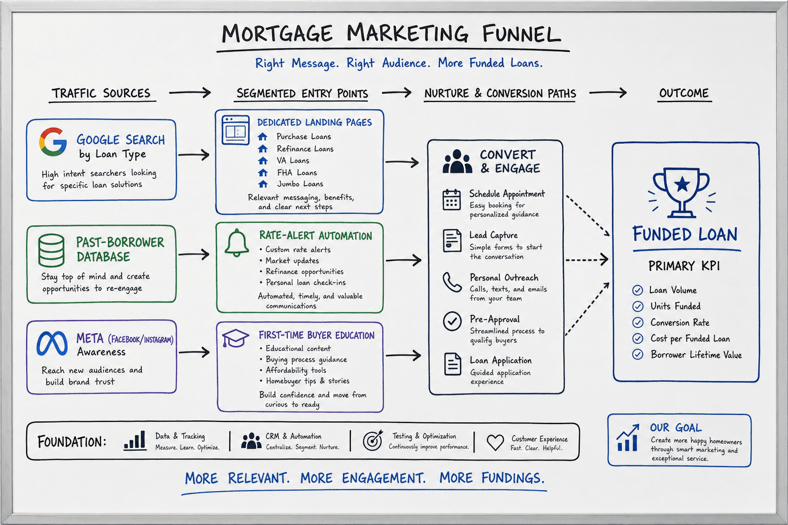 The advertising strategy for a Mortgage Lenders business