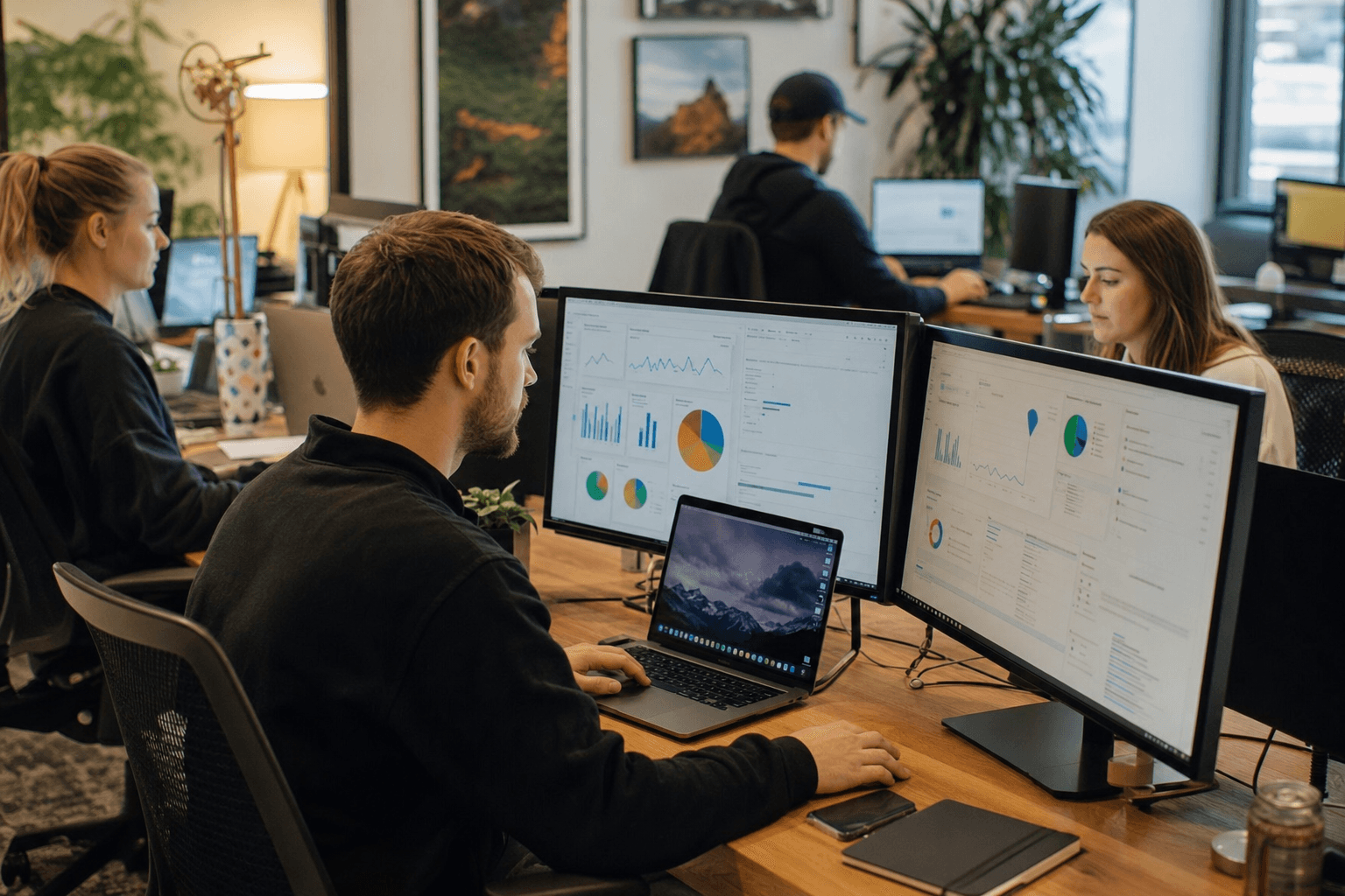 The Sagum team, senior operators behind the strategy