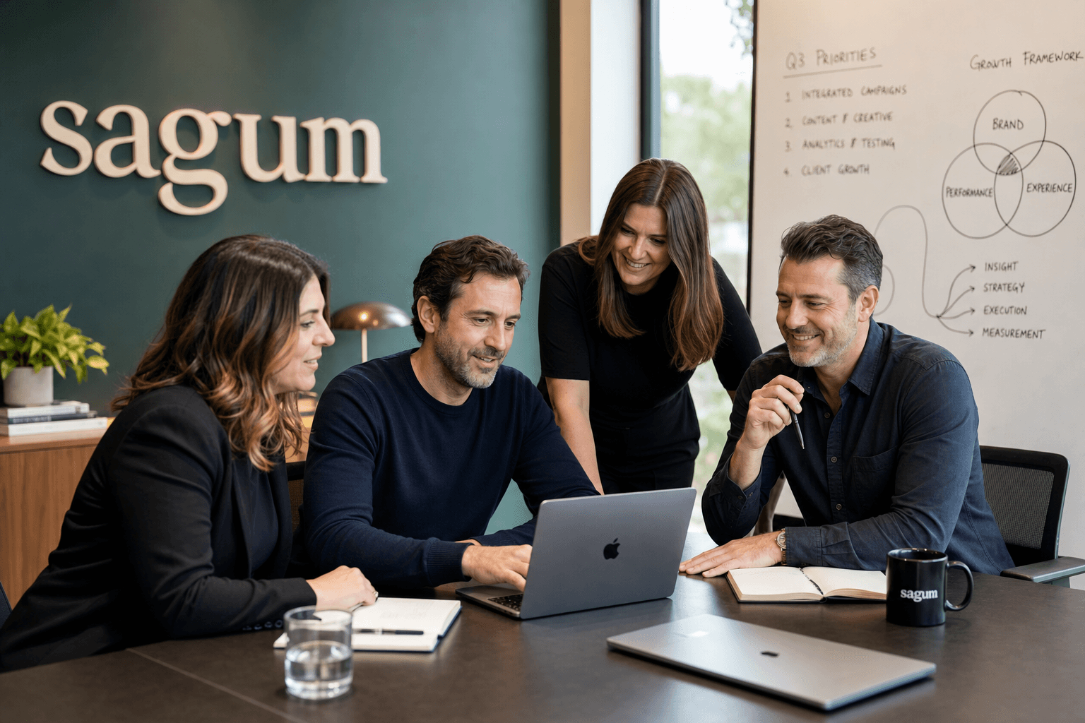 The Sagum team, senior operators behind the strategy