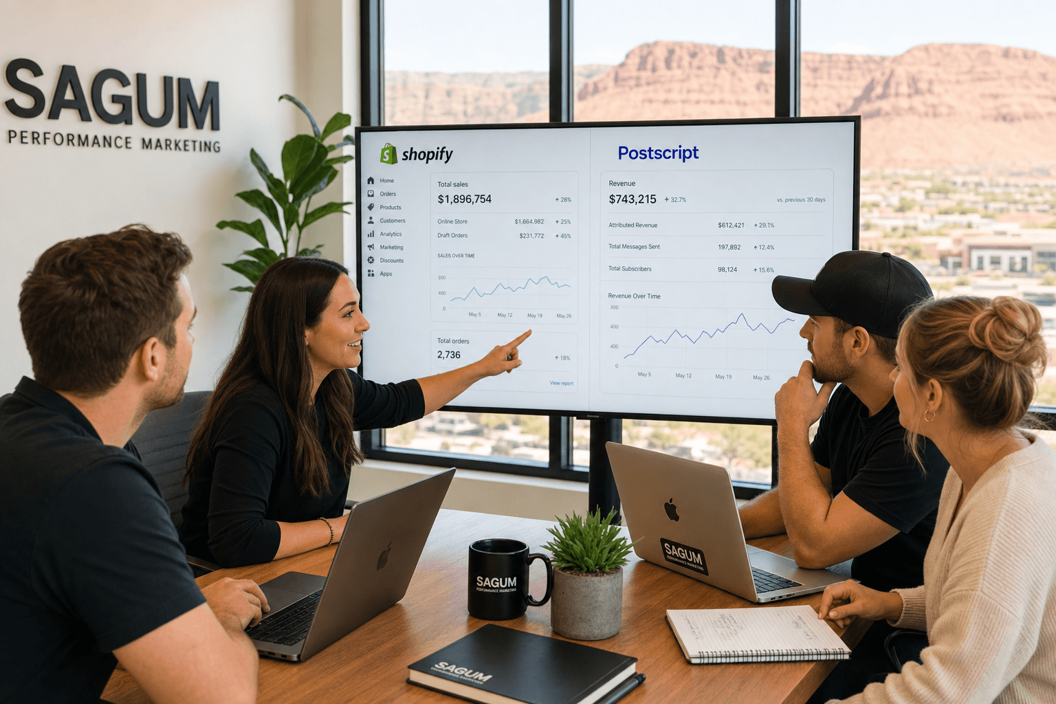 The Sagum team, senior operators behind the strategy