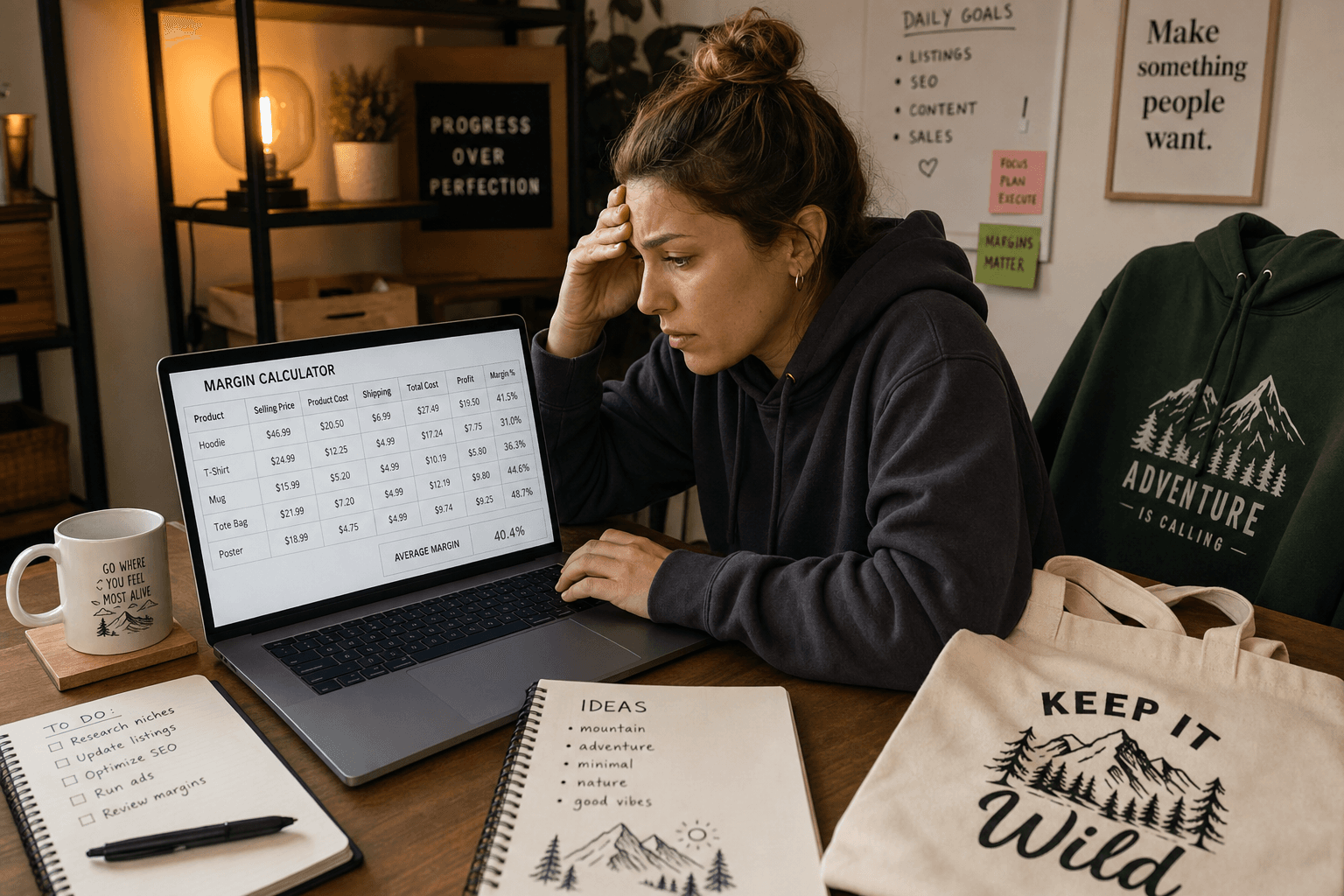 The reality of marketing a Print-on-Demand Brands business