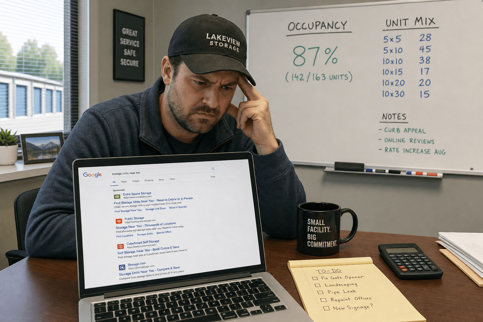The reality of marketing a Self-Storage Facilities business