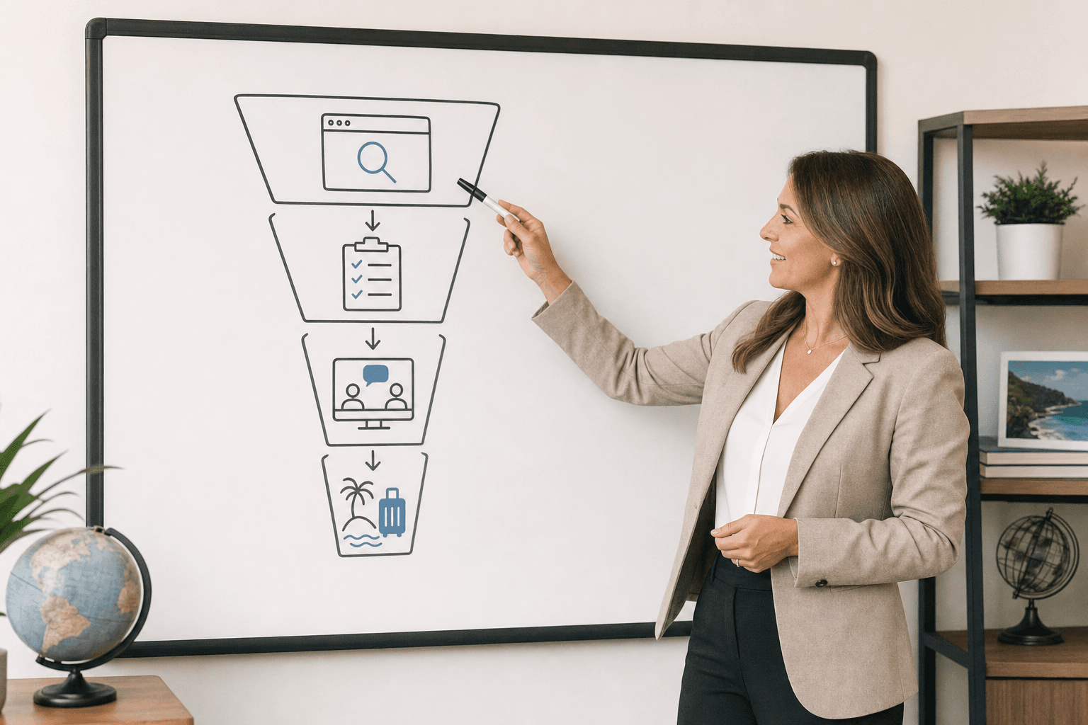 The advertising strategy for a Travel Agencies business